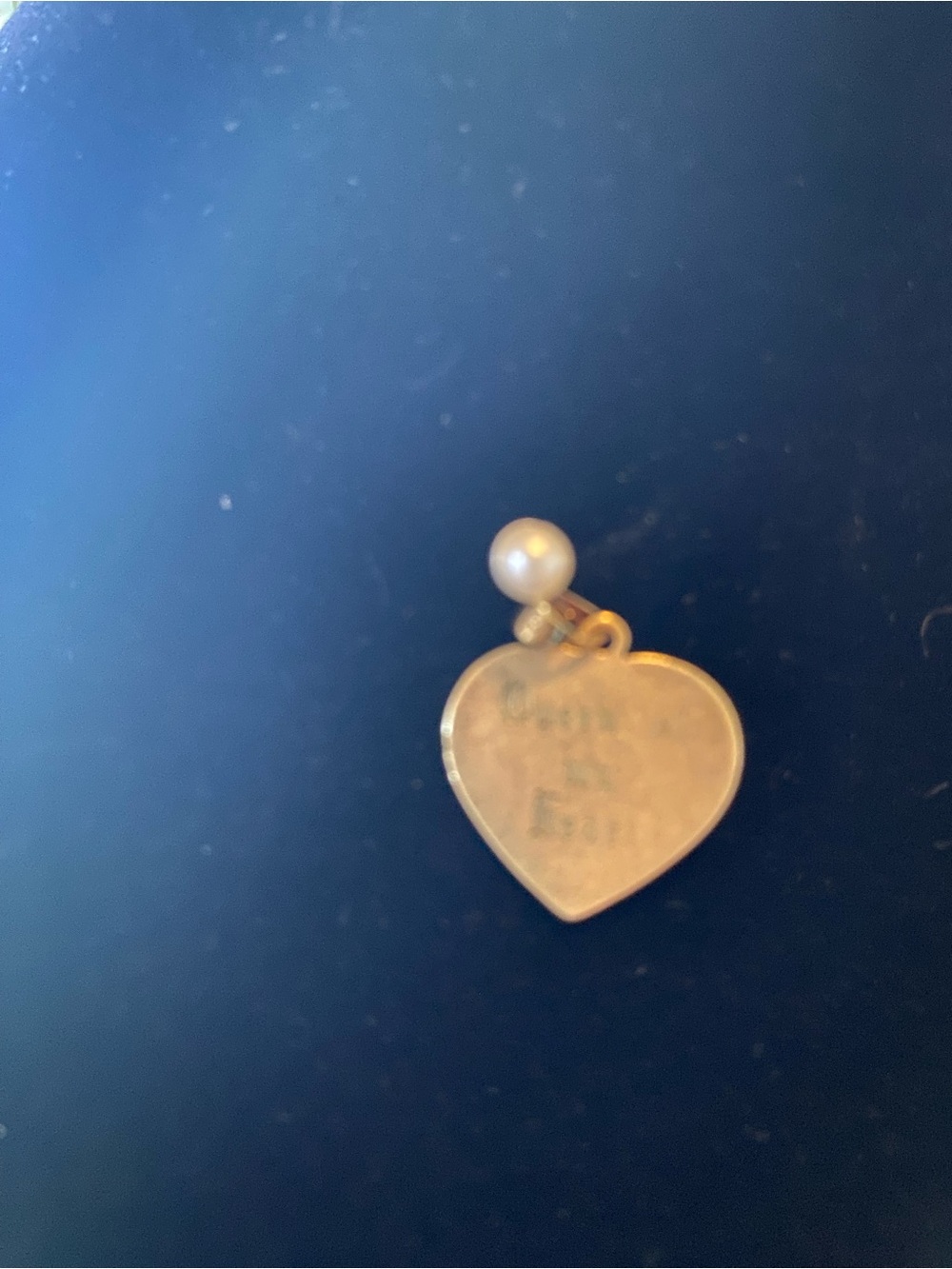 BEAUTIFUL 14K YELLOW GOLD “QUEEN OF MY HEART” PENDANT - Picture 7 of 9